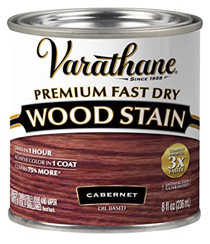 See full amazon price history chart for Rust-Oleum Synthetic Varathane Fast Dry Oil-Based Wood Stain (236 ml, Cabernet) Rust-Oleum Synthetic Varathane Fast Dry Oil-Based Wood Stain (236 ml, Cabernet) (B011VTBEDA) Amazon Price History, Amazon Price Tracker