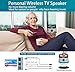 SIMOLIO TV Speakers for Hard of Hearing, Portable, Assistive, Clarifying Dialog Wireless Speakers for TV for Seniors & Elderly, Connect to Optical/RCA/Headphone Ported Television, No Delay, 621D