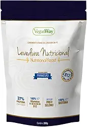 Levedura Nutricional Em Pó - Nutritional Yeast - Sabor Parmesão - 200 Gr - 40 Porções - VeganWay