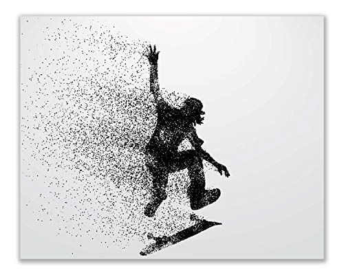 Summit Designs Skateboarding Wall Art Prints - Silhouette – Set Of 4 (8X10) Poster Photos - Bedroom - Man Cave #TOP6