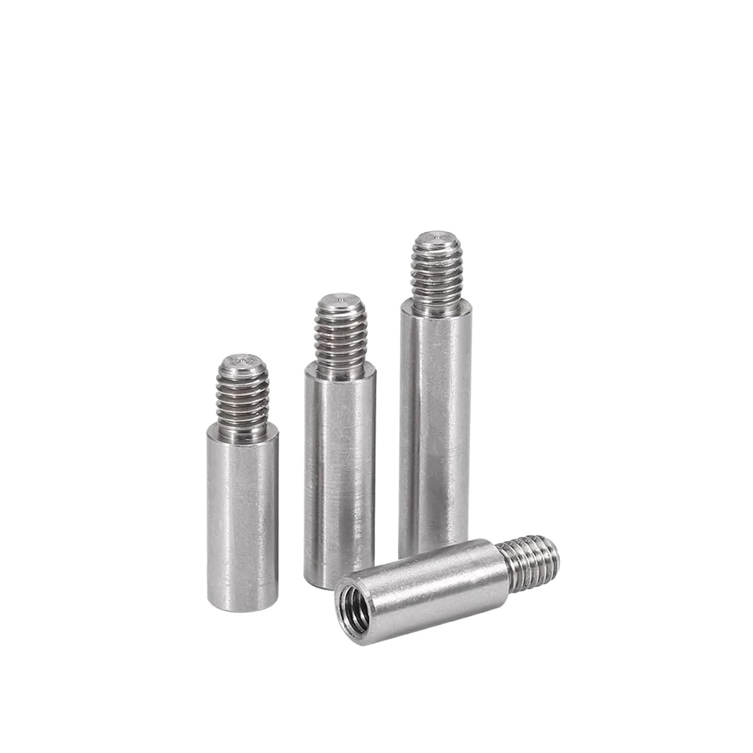 Male to Female Round Standoff Stud M5 M6 M8 M10 303 Stainless Steel Single Head Circular Studs Isolation Columns Screw Connection Column(M10x90x15mm 1pcs)
