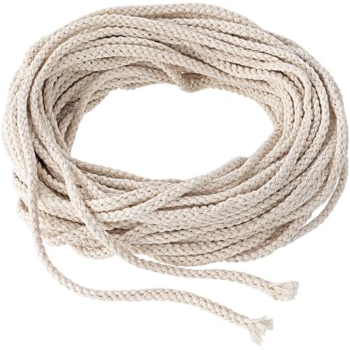 Reviews de Mechas - los más vendidos. 44 Isslly - Mechas de algodón de 65.5 pies para lámparas de aceite, mechas redondas trenzadas de 1/8 pulgadas de repuesto para mechas de velas de aceite, fabricación de velas,...