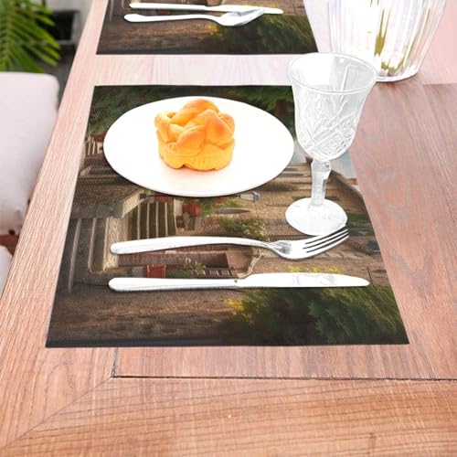 Set de table thermorésistant en PVC lavable pour cuisine et table basse