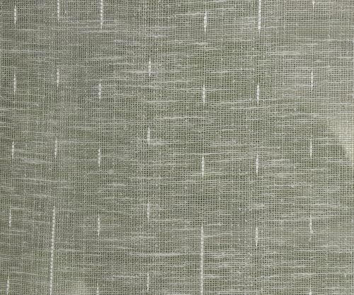 Image of Exporthub Cotton Sheer Curtains 9 feet Long Set of 2 for Long Door Curtains Green Color - (EHSPR065 94)
