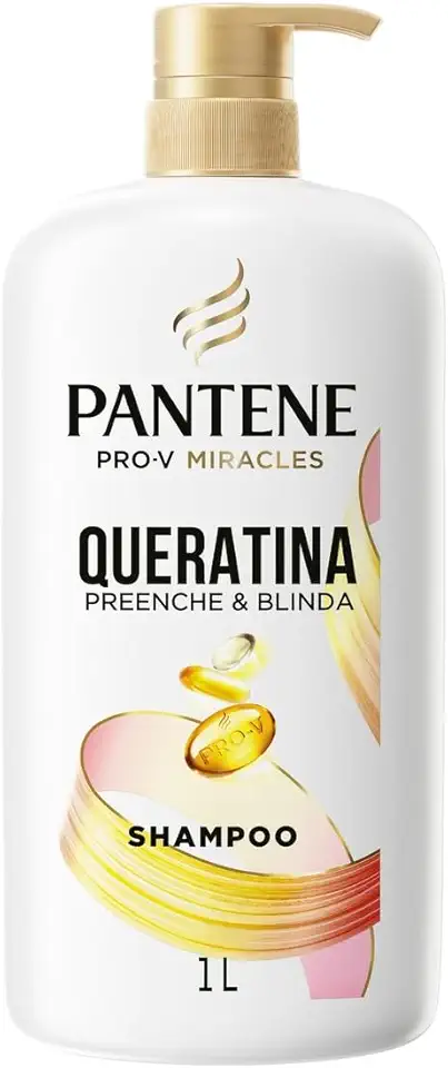 Pantene Pro-V Miracles Shampoo Queratina Preenche e Blinda 1L