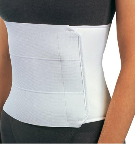 Miniatura 5 de Banda elástica abdominal de ProCare, PC141SR01-9L, 3 panel, 9", Blanco, 1, 1