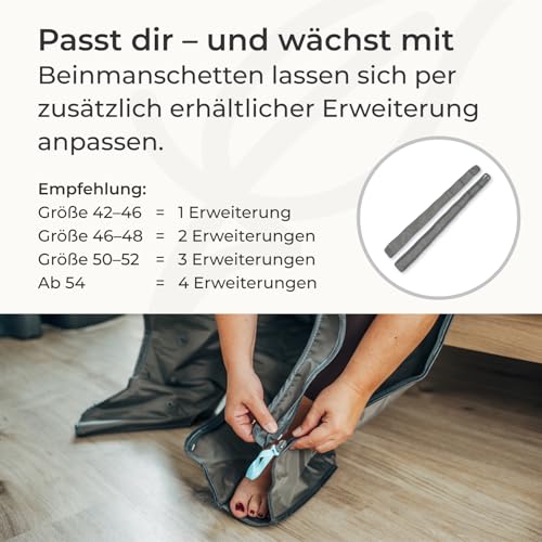 Foto von 4 Basic Beinmassagegerät mit Beinmanschetten, 4 Luftkammern