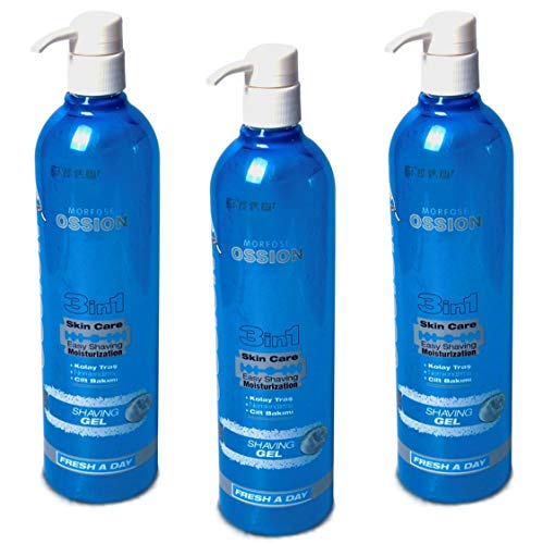 Produktfoto von 3x700ml - Ossion Rasiergel 3in1