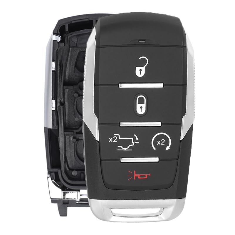 Coque de clé pour Ram 1500 réparation boîtier vide boutons usés OHT-4882056 68291691