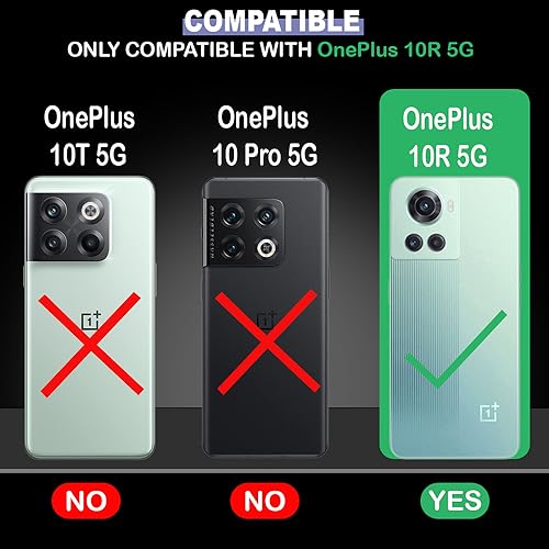 Image of Back Cover for OnePlus 10R 5G | Full Camera Protection | Liquid Silicon Case | Flexible Bumper Case for OnePlus 10R 5G (Black)