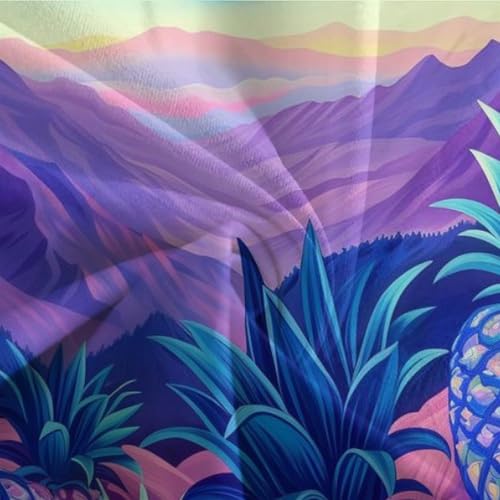 Housse de couette ananas impression 3D parure lit microfibre - 7