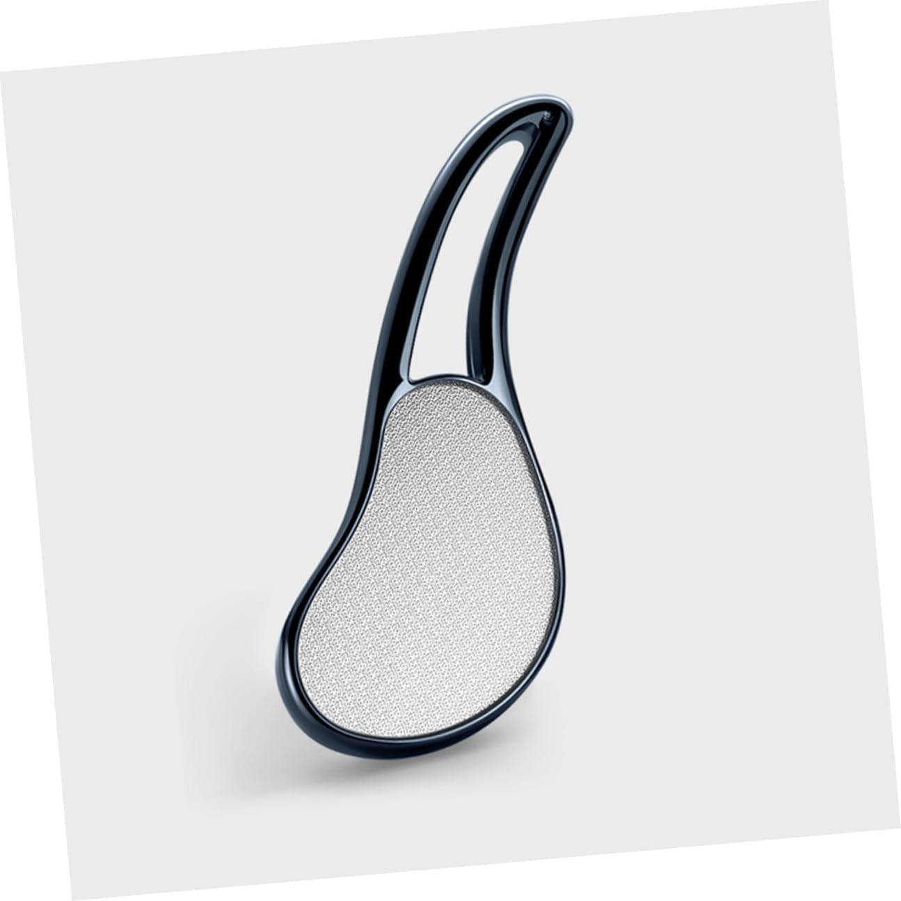 PRETYZOOM Foot File Long Handle Professional Foot Scrubber for Home and Salon Use Callus Remover for Exfoliating Dry Rough Skin and Cracked Heels Comfortable Grip in Black