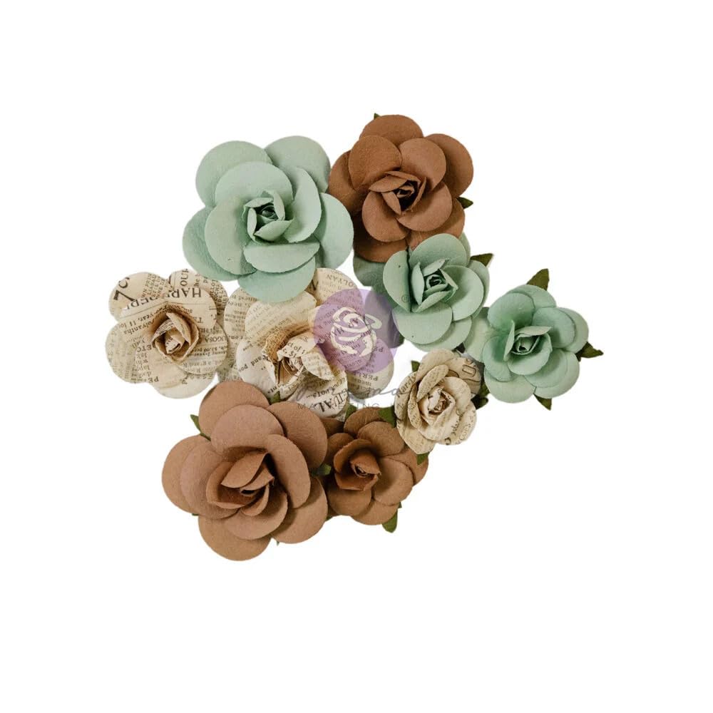 Prima Marketing Nature Academia Flowers 9pcs - Forest Shades