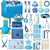 Leitee 50 Pcs Blue Puppy Starter Supplies Kit Small Dog Training Kit