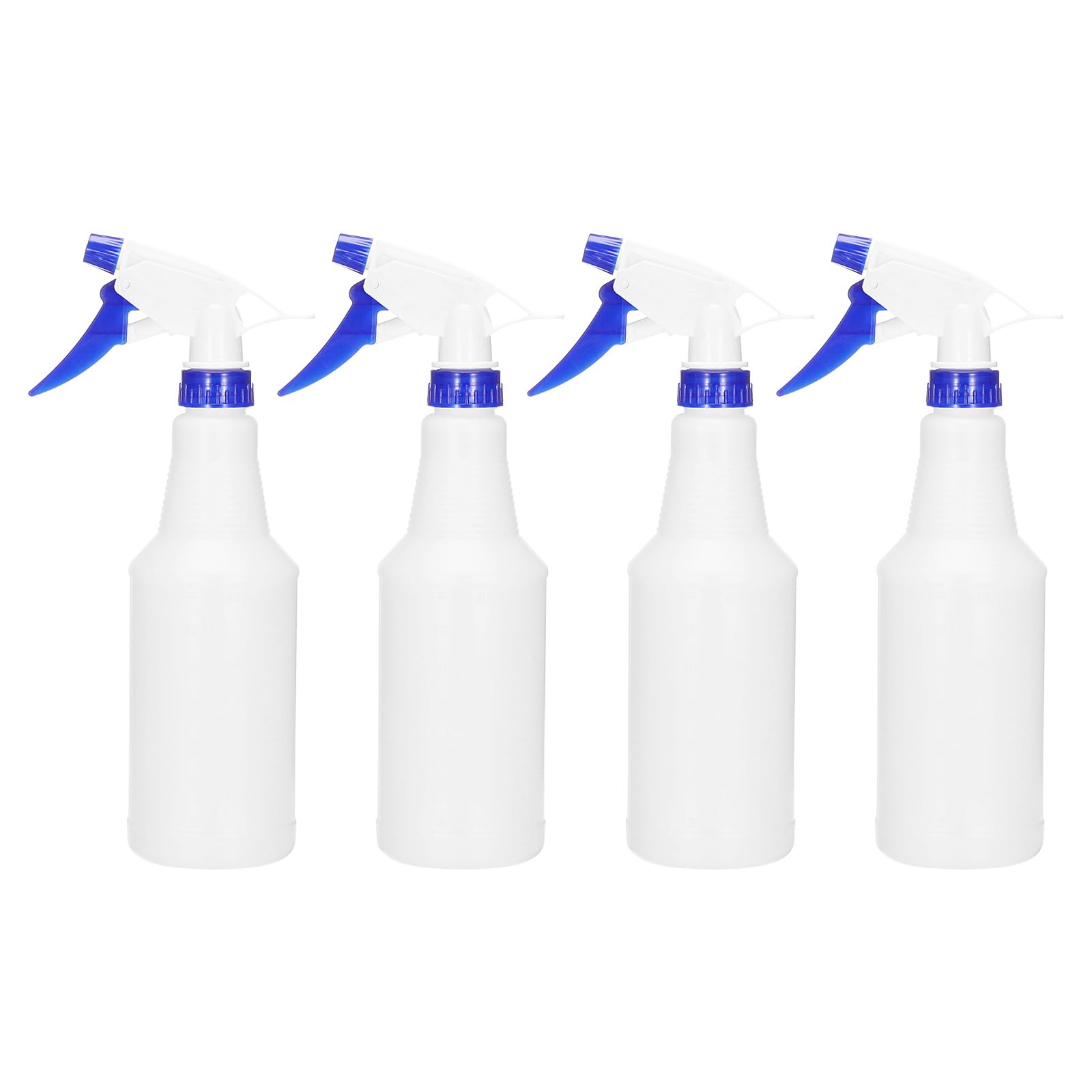 Botellas azul 500ml PATIKIL de plástico oscuro con boquilla de spray ajustable pack de 4