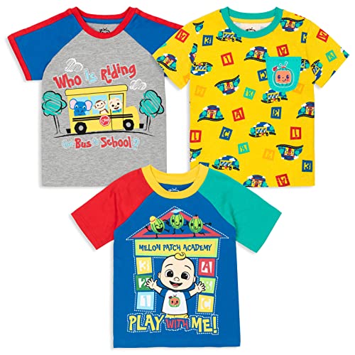 CoComelon JJ Baby 3 Pack T-Shirts Infant to Toddler