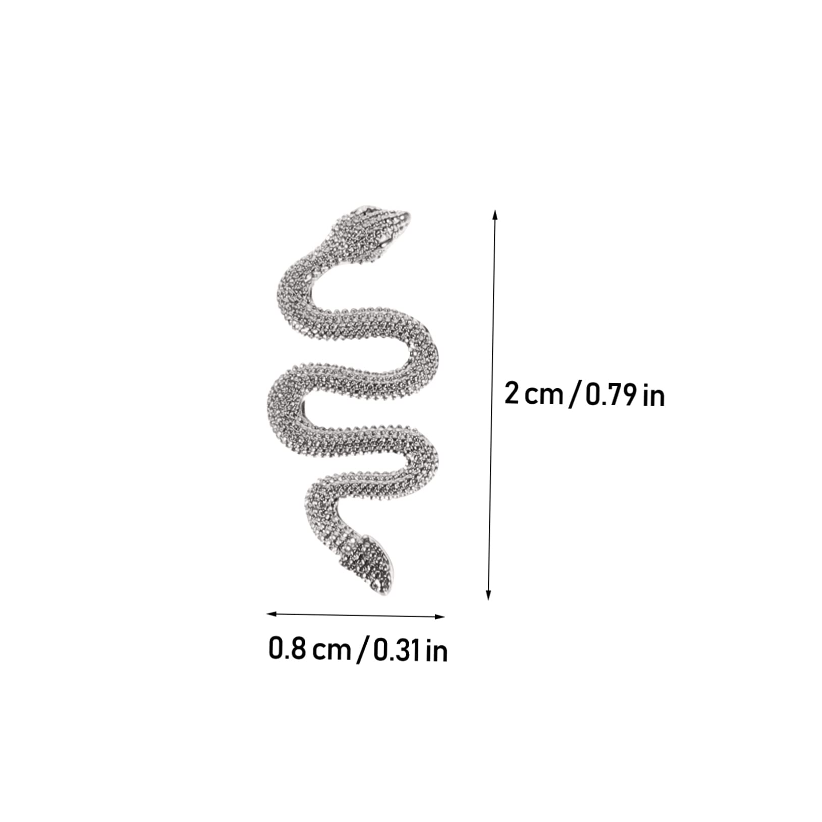 FOMIYES 5 Set Di Ciondoli Per Unghie A Forma Di Serpente Ciondoli Per Unghie Artigianali Per Donne Decorazione Per Unghie 50 Pezzi*5