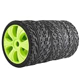 [Fernbedienung Spielzeugteile] 4 Stück RC kompatibel mit HSP 100 mm * 43 mm Sechskantadapter 17 mm 1/8 Fernbedienu ...