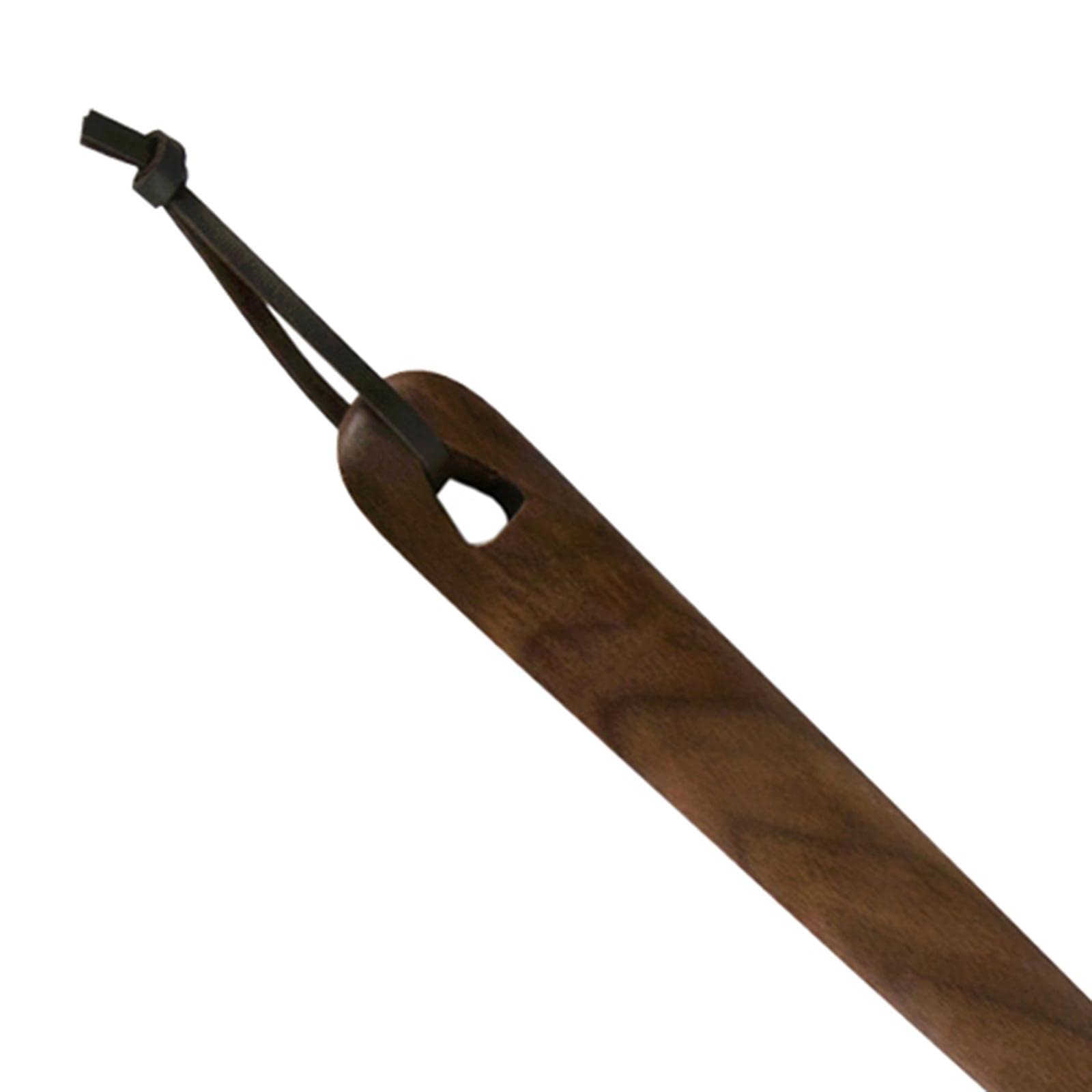 Amagogo Calzascarpe in legno Manico lungo con cordino Calzascarpe lungo Uomo Sollevatore per scarpe da viaggio