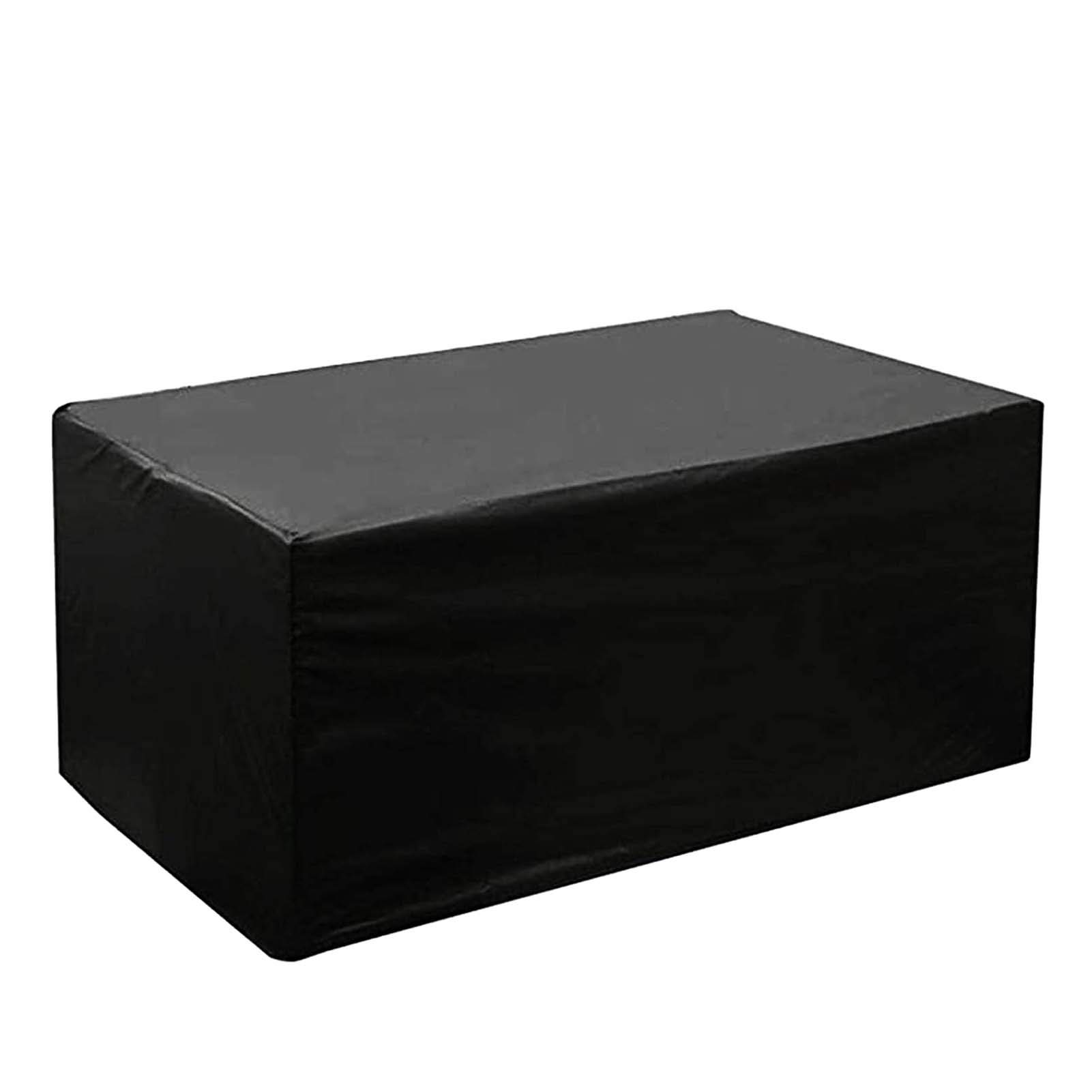 Copertura per Mobili da Giardino Rettangolare 120x120x74cm, Copertura Protettiva Tavolo Esterno, Anti-UV, Impermeabile, Antipolvere Copritavolo da Giardino