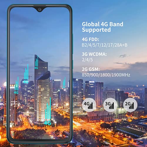 Hafury-Smartphone-Libre-Barato-y-Bueno-Movil-Libre-4G-Inteligente-Android-10-Camara-Triple-55-Pulgadas-Dual-Sim-3100mAh-Tres-Ranuras-Desbloqueo-Facial-Memoria-Expandiblehasta-128-GB-Verde