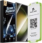 MAGIC JOHN 2 Pack Screen Protector for Samsung Galaxy S23 Ultra - PET Film, Fingerprint ID Compatible, Easy Installation, Shock-Resistant, 3D Curved, Bubble Free