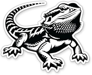 Bearded Dragon Vinyl Sticker - for Water Bottle Car Tumbler Laptop - Waterproof - 5"