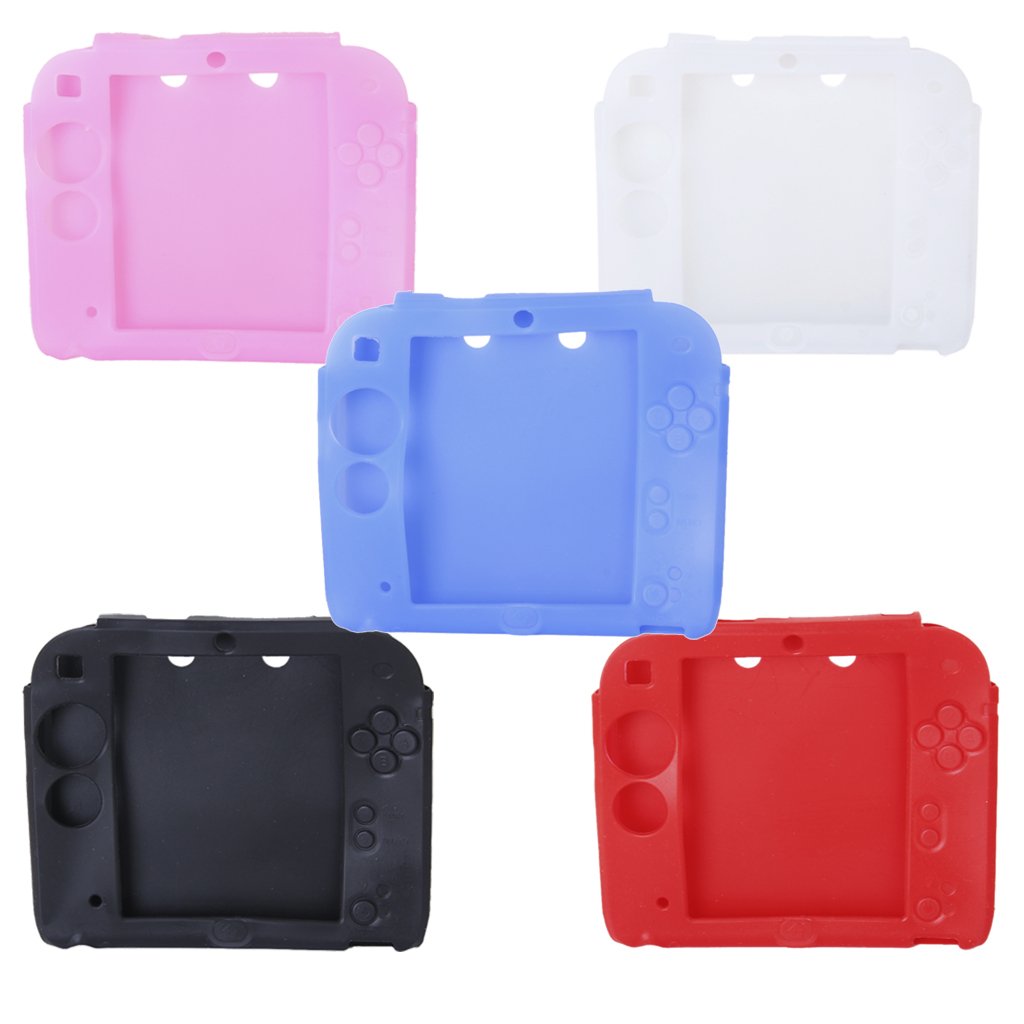 Générique Etui Housse Coque de Protection en Silicone pour 2DS - Bleu