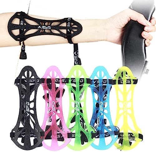 SPG Archery Arm Guard Protector – Adjustable Professional Bow Arm Guards Forearm Protector Armguard for Adults Youth Men Women Competition Shooting Hunting Practice
