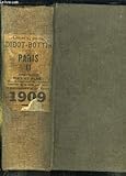  ANNUAIRE DU COMMERCE DIDOT BOTTIN 1909. TOME II: PARIS.