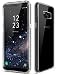 Produktbild vau Hybrid Schutzhülle passend für Samsung Galaxy S8 Plus - Hülle transparent Handy Schutz-Tasche kombiniert Hard-Case mit Silikon Bumper (einteilig Clear)