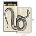 Snake Decorative Matchboxes with Wooden Matches - Great for Lighting Candles, fireplaces, Grills and More | Set of 2