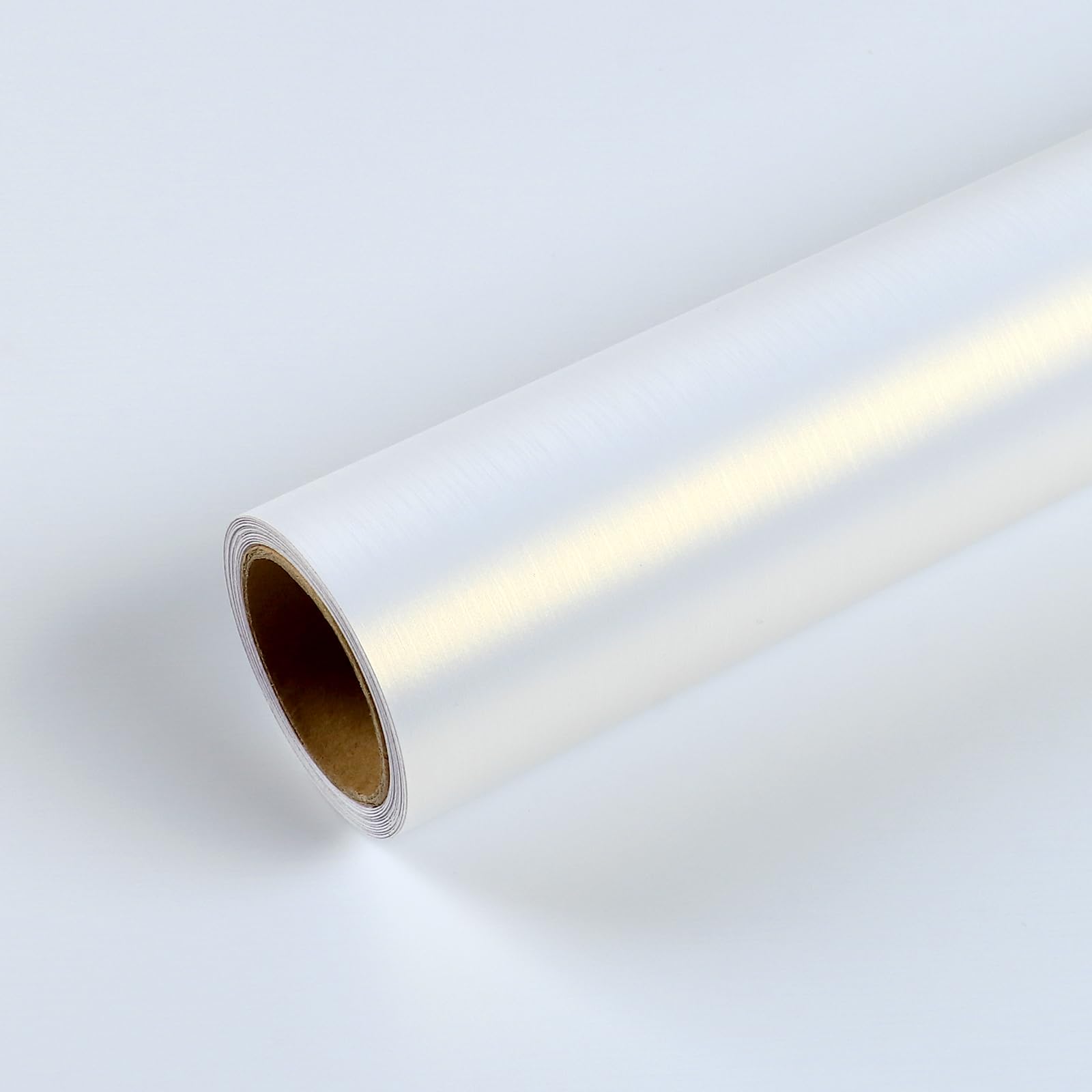 Couverture en vinyle blanc brossé VEELIKE pour masquer les défauts du lave-vaisselle