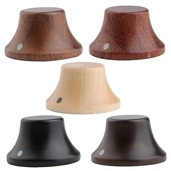 Amazon.com: KAISH 4-Pack Wood Knobs LP/Strat Style Bell