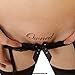 5 x Owned Tattoo Lettering in Black - Sexy Kinky Fetish BDSM Temporary Tattoo (5)