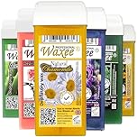 Roll on wax cartridge roller wax refill 100ml hair removal, waxing Herbal line from UK brand- Waxee. Mix of 6pcs