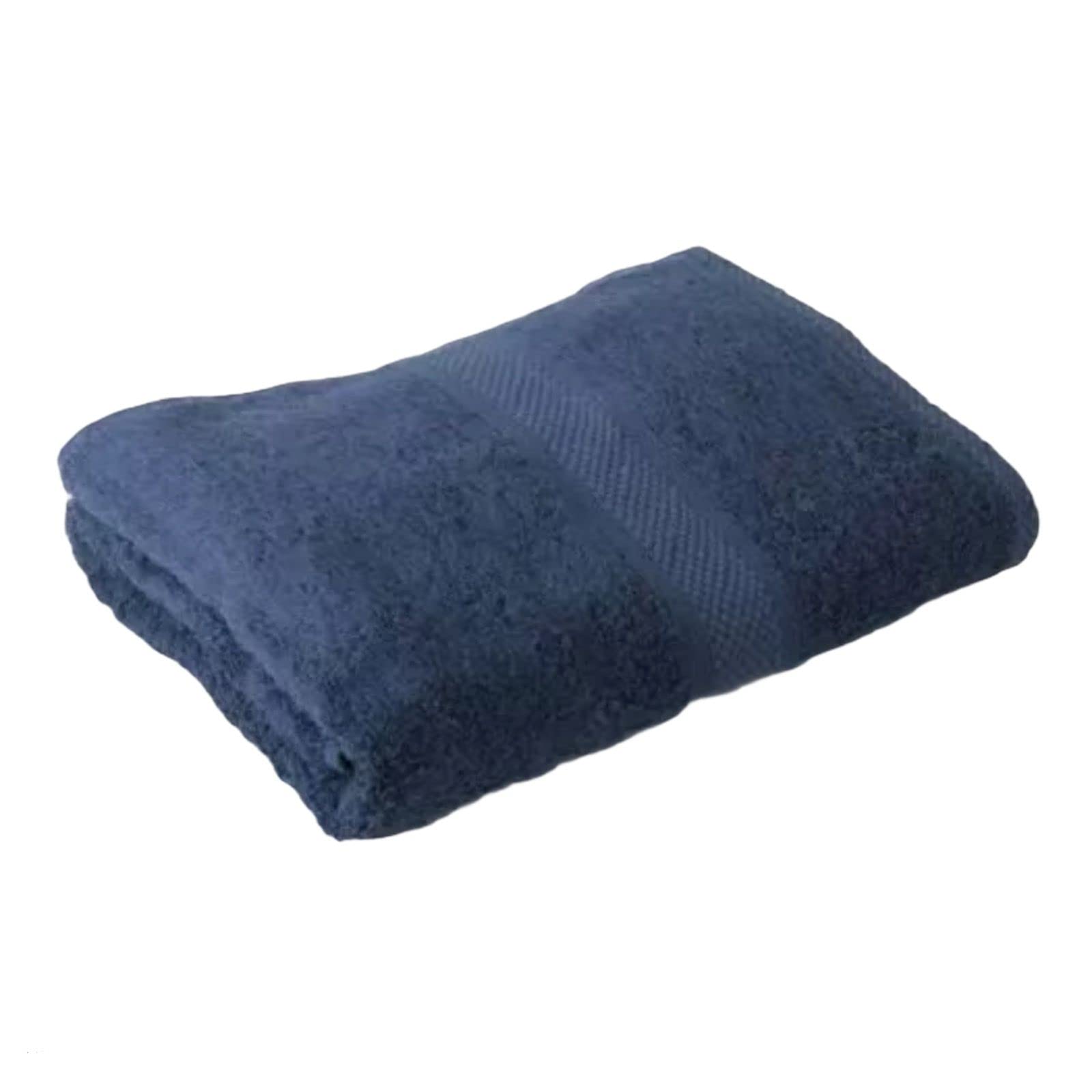 Lyra Linens - 100% Egyptian Cotton Face Flannel Washcloths - Pack of 2 OR 4 500 Gsm Facecloths, 30cm x 30cm Square, Quick Dry And Absorbent Makeup remover Cloths, Gym Towels (Navy Blue, 2)