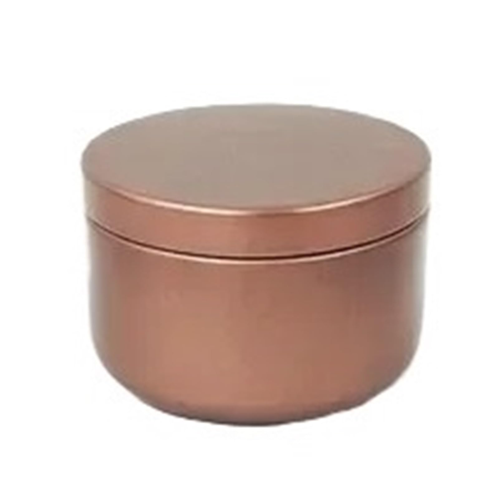 Candle Tins, Aluminum Round Candle Tin Jar 50ml 53x37mm Multicolor 10/20/30/50/80 Pcs(Brown,10pcs)