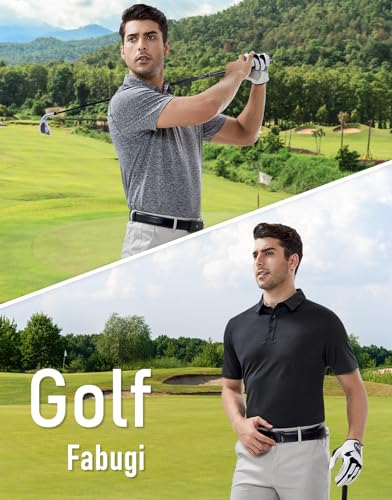 Men's Quick Dry Golf Polo Shirt Moisture Wicking Performance Short Sleeve Athletic Golf Shirts for Men4