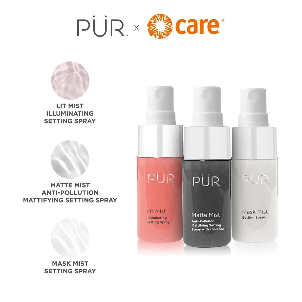 PÜR MINERALS x CARE 3-Piece Facial Mist Kit, 1 ct.