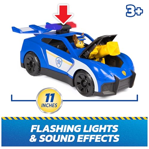 Paw Patrol: Search & Rescue, Chase Launch 'N' Rescue Cruiser with Figure & 2 Projectiles, Lights, Sounds, & Hidden Launcher, Kids Toys for Boys & Girls Ages 3 and up by Paw Patrol - Image 3