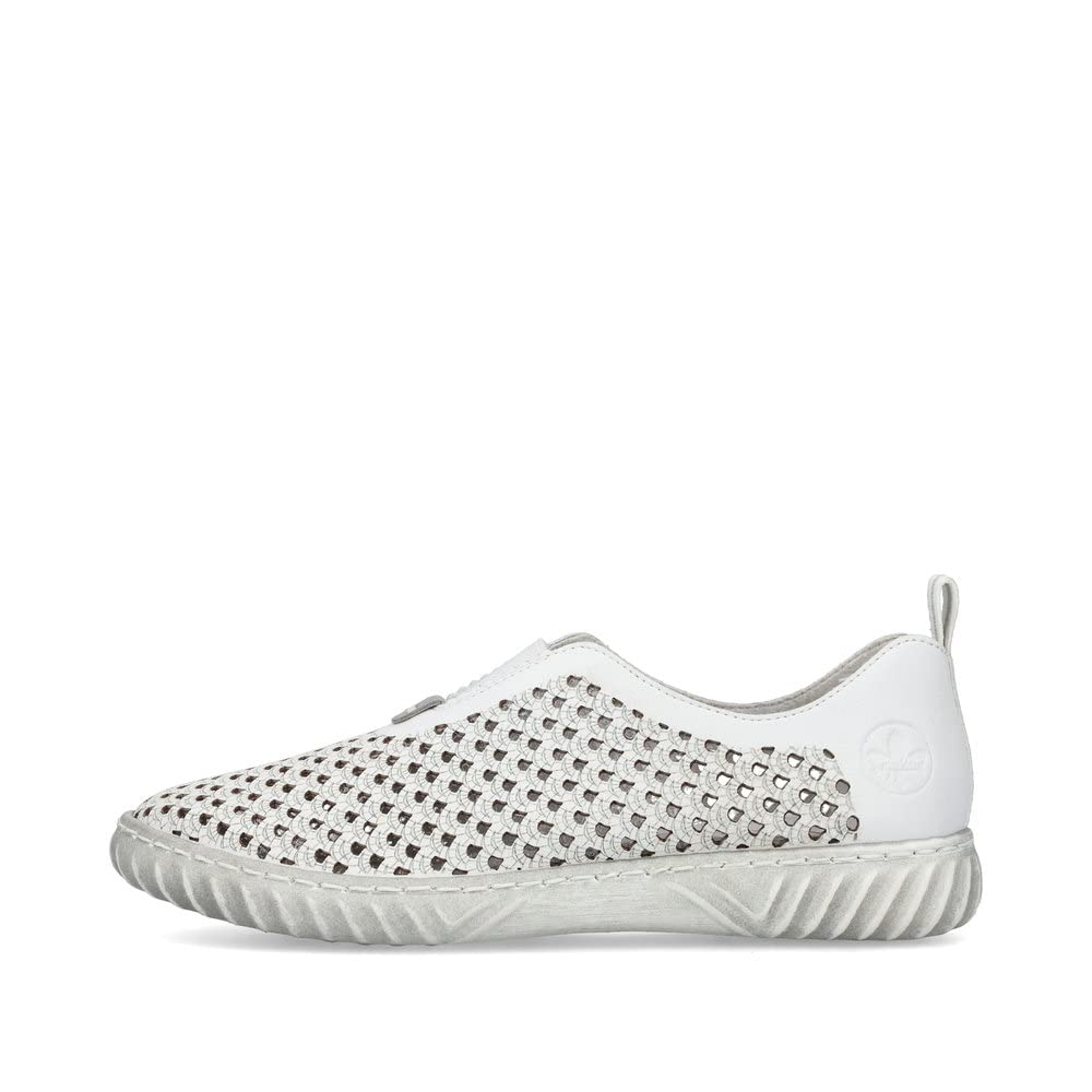 Rieker Damen Slipper N0965, Frauen Slip On