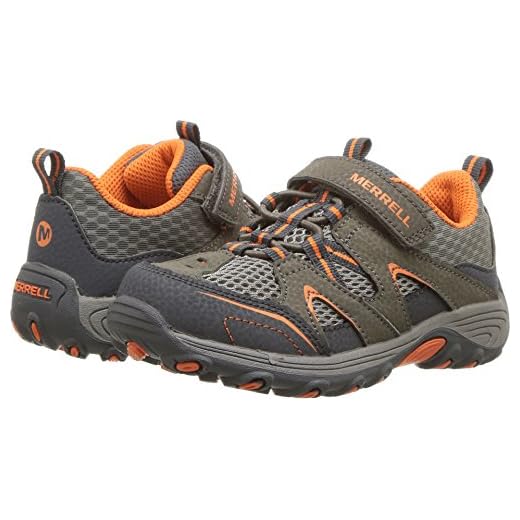 Merrell Trail Chaser Hiking Sneaker, Gunsmoke, 10 US Unisex Little Kid