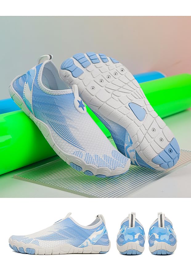 Water Shoes for Womens Mens Barefoot Quick-Dry Healthy Shoes Swim Beach Pool Shoes Aqua Yoga Socks for Hiking3