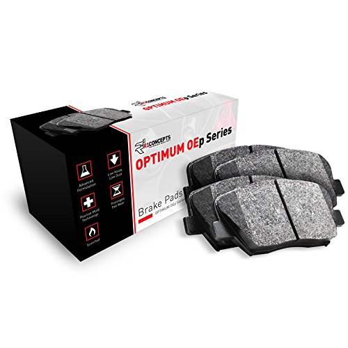 Image of R1 Concepts Rear Optimum Oep Brake Pads| Fits 2016-2019 Cadillac ATS | 2014-2019 Chevrolet Corvette; 2016 Chevrolet Camaro; 2020-2021 Chevrolet Camaro| Automotive Replacement Brake Pads