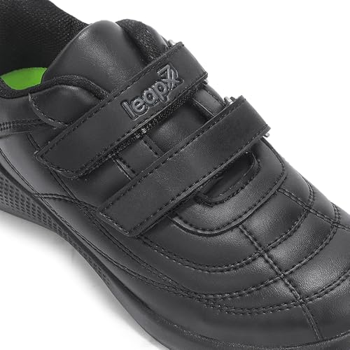 Image of Liberty Lucy & Luke FUNRUN-E Casual Shoes for Kids - Black & White Slip-On Sneakers for Boys & Girls | Memory Foam Insole, Lightweight Everyday Shoes for School, Play, Daycare & Family Outings