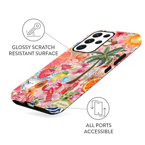 Coque rigide souple Samsung S24 Ultra motif fruits pour éviter les rayures - 6