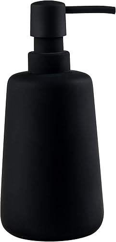 Dispensador de jabón mate para baño, dispensador de loción suave al tacto de 13.5 onzas, dispensador de jabón de manos para baño, dispensador de