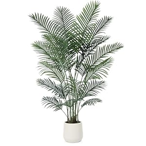 Artificialpalmtree6fttallfakeplantwithwhiteplanterfauxtropicalpalmtreefakemossforindoorhomedecorofficelivingroomfrontporchpatio Urban Country Home Decor Artificial palm tree 6ft tall fake plant with white planter faux tropical palm tree fake moss for indoor home decor office living room front porch patio urban country home decor