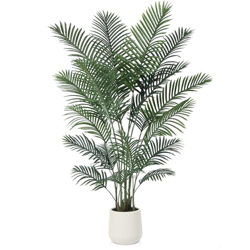 Artificialpalmtree6fttallfakeplantwithwhiteplanterfauxtropicalpalmtreefakemossforindoorhomedecorofficelivingroomfrontporchpatio Urban Country Home Decor Artificial palm tree 6ft tall fake plant with white planter faux tropical palm tree fake moss for indoor home decor office living room front porch patio urban country home decor